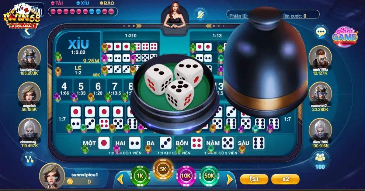 Các loại cược phổ biến trong Sicbo